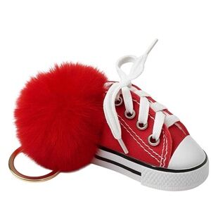 KICKS AND FLUFF KEYCHAIN